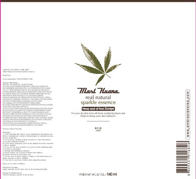 Image Of Carton (Mari Huana Real Natural Sparkle Essence Carton)
